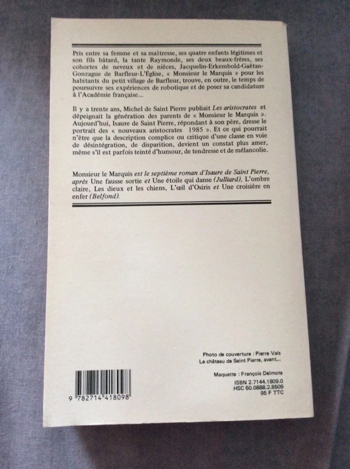 #Monsieur le Maquis Isaure de Saint Pierre. D - photo numéro 3