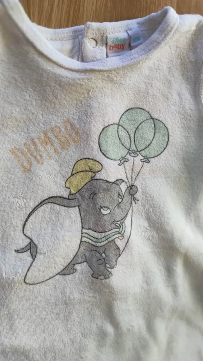 pyjama en velours tout doux taille 18 mois - photo numéro 2
