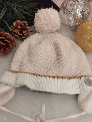 Bonnet rose pailleté