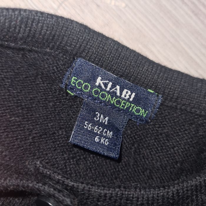 Gilet bébé fille 3 mois noir - photo numéro 2