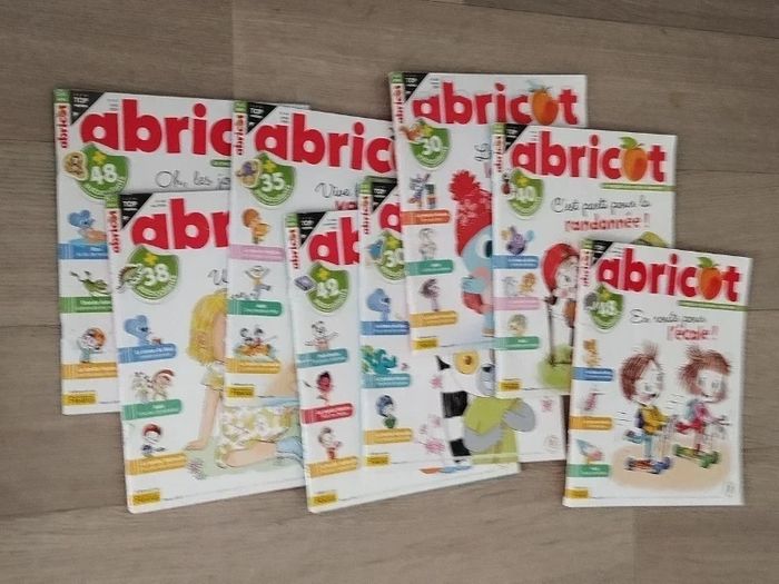 Lot de 8 livres enfants abricot année 2023-24 L037  7589563221 - photo numéro 2