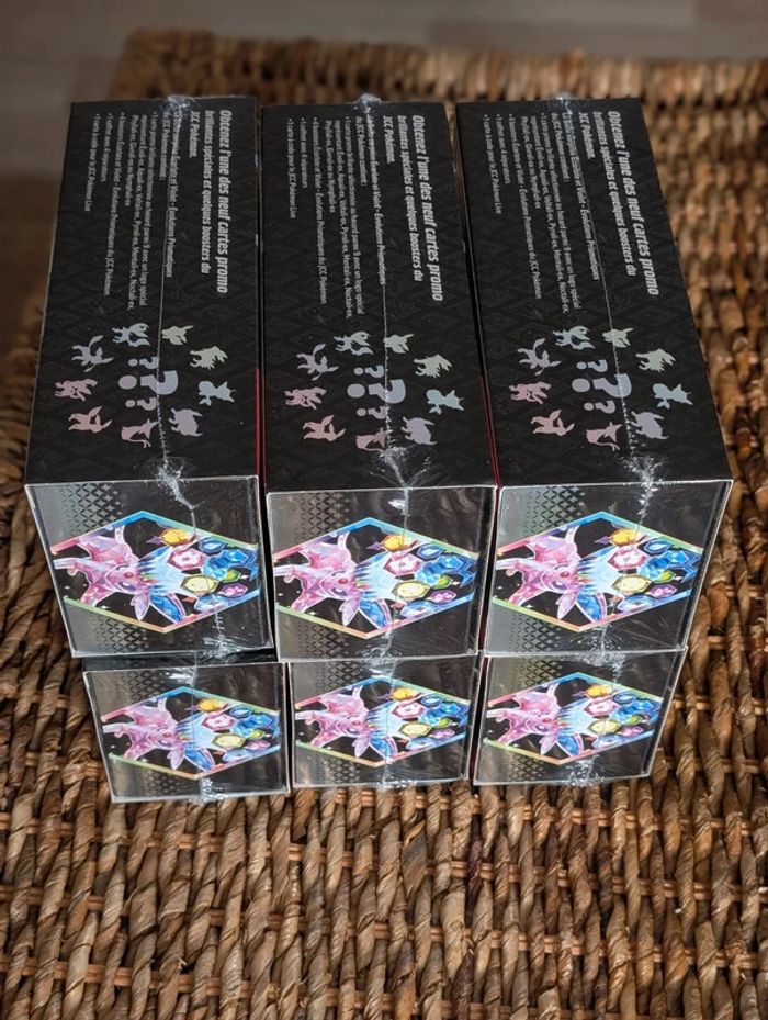 Lot Pokémon de 6 Boites Surprises Évoli Évolutions Prismatiques EV8.5 Scellés Fr - photo numéro 4