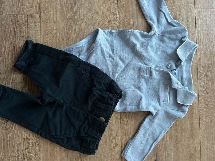 Ensemble bodie manches longues pantalon 1 mois - photo numéro 5