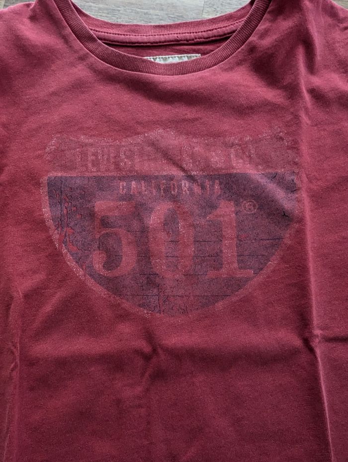 T-shirt Levi's Vintage rouge garçon 6 ans - photo numéro 3