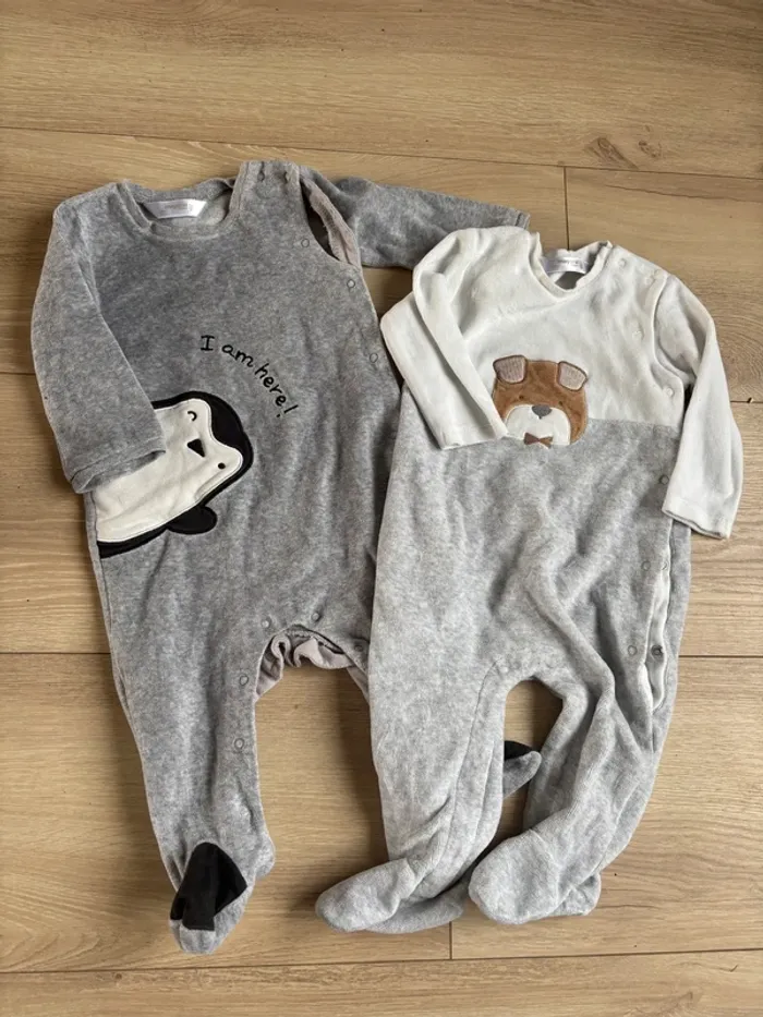 Lot pyjamas hiver Mayoral 6 mois