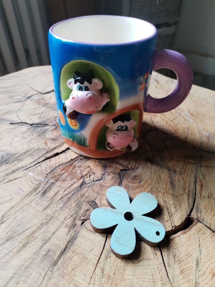 Lot 2 mugs vache - photo numéro 2