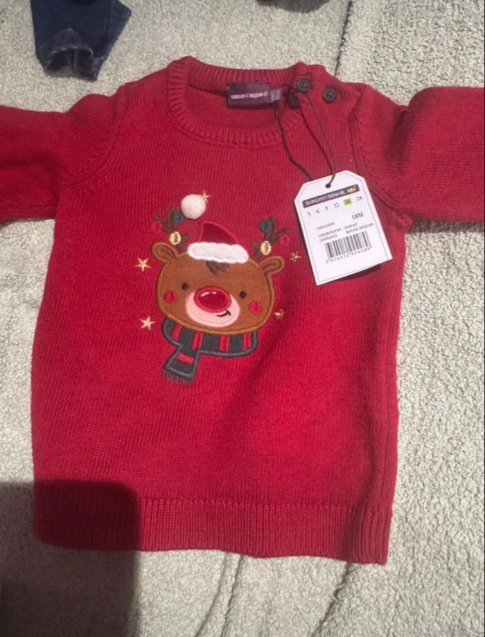 Pull de Noël sergent major garçon