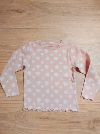 T-shirt manches longues cœur Orchestra 4 ans