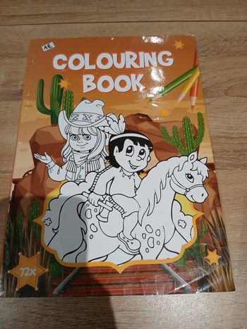 Colouring book cahier de coloriage cow-boy