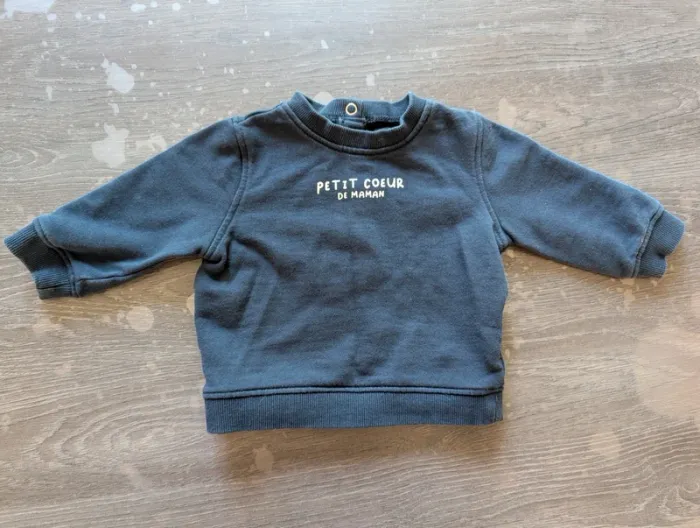 Pull petit coeur de maman - photo numéro 2