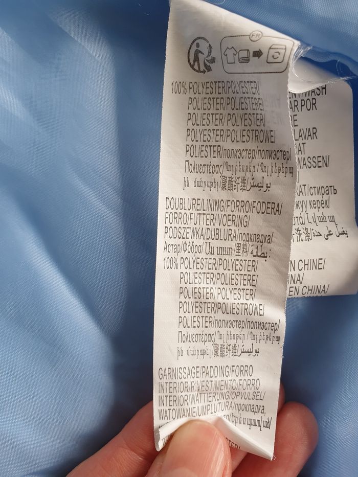 Veste matelassée M bleu clair femme - photo numéro 10