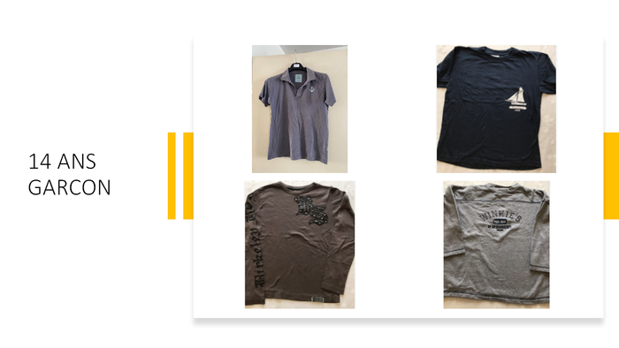 Lot de vêtements 14 ans Garçon