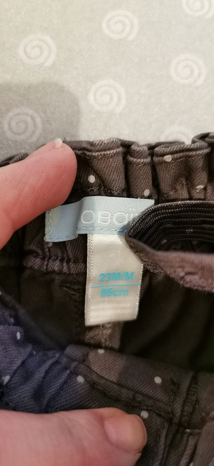 Pantalon obaïbi fille 24 mois 86cm - photo numéro 3
