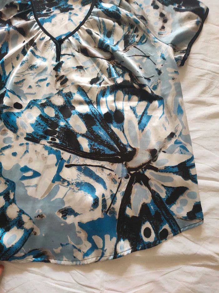 Jolie blouse motif papillon femme 42 M&Mode - photo numéro 5