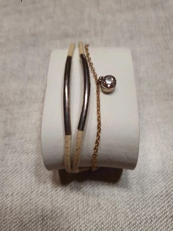 Bracelet lacet et brillant