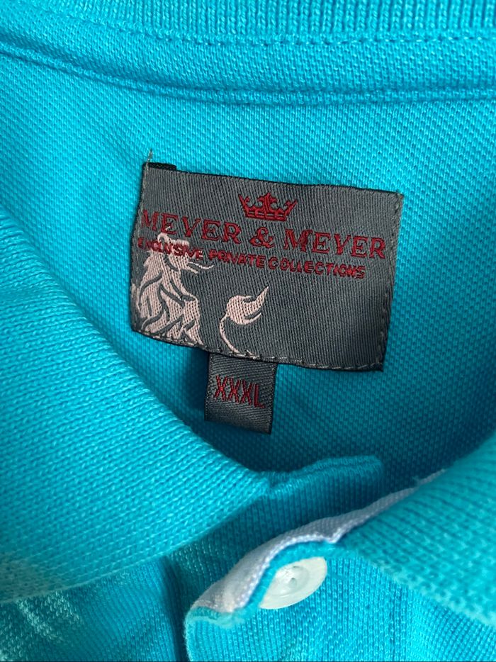 Tee shirt polo turquoise - photo numéro 2