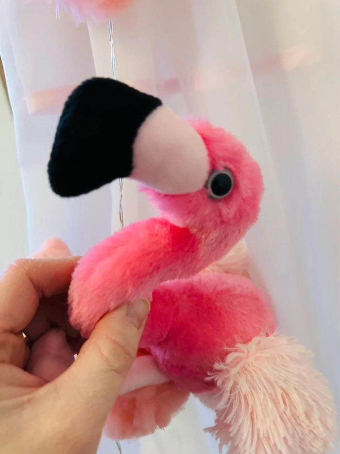 Peluche flamant rose - photo numéro 5