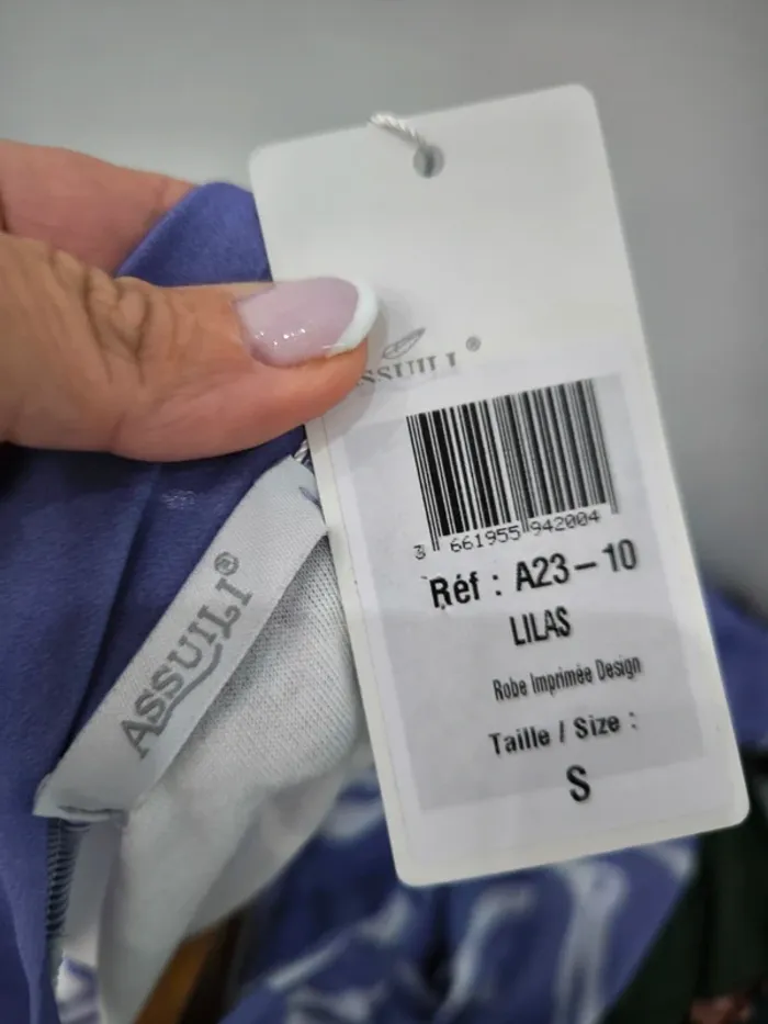 Robe Assuili – taille S – neuve avec étiquette – 30% soie - photo numéro 5