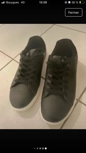 Basket femme hummel 38 noir