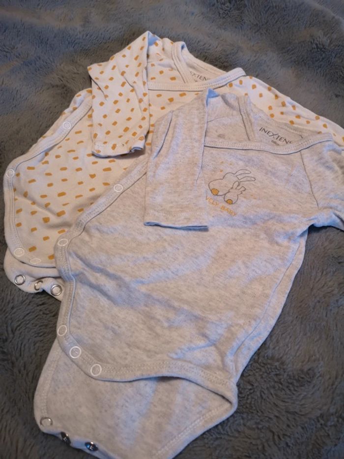 Lot de 2 bodies manches longues