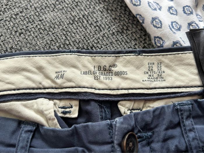 Pantalon chino bleu marine - photo numéro 4