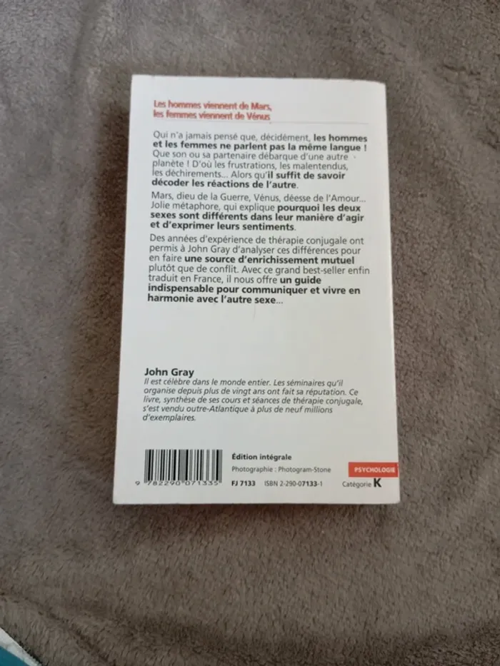 Livre psychologie les hommes viennent de Mars, les femmes viennent de Vénus - photo numéro 2