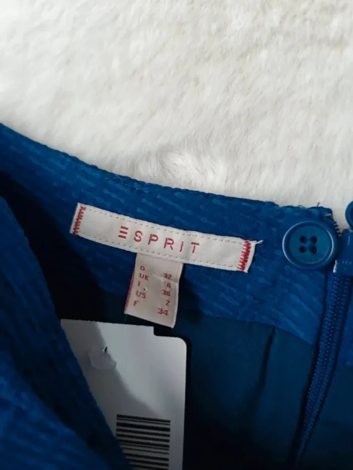 Jupe bleue Esprit 💙 taille 34 – Chic & doublée, neuve avec étiquette - photo numéro 4