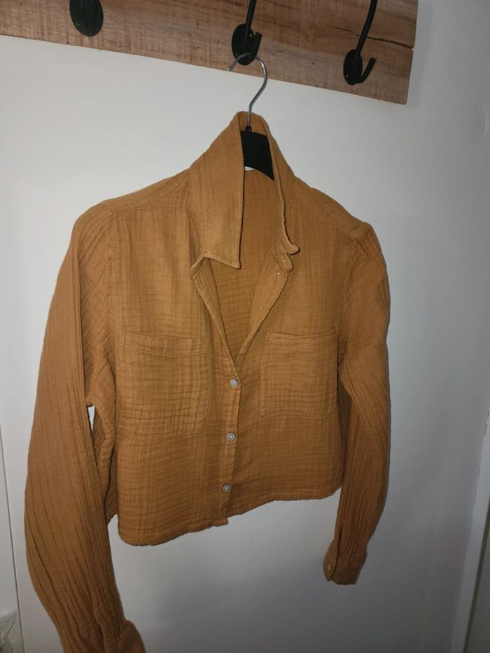 Chemise courte en Gaze