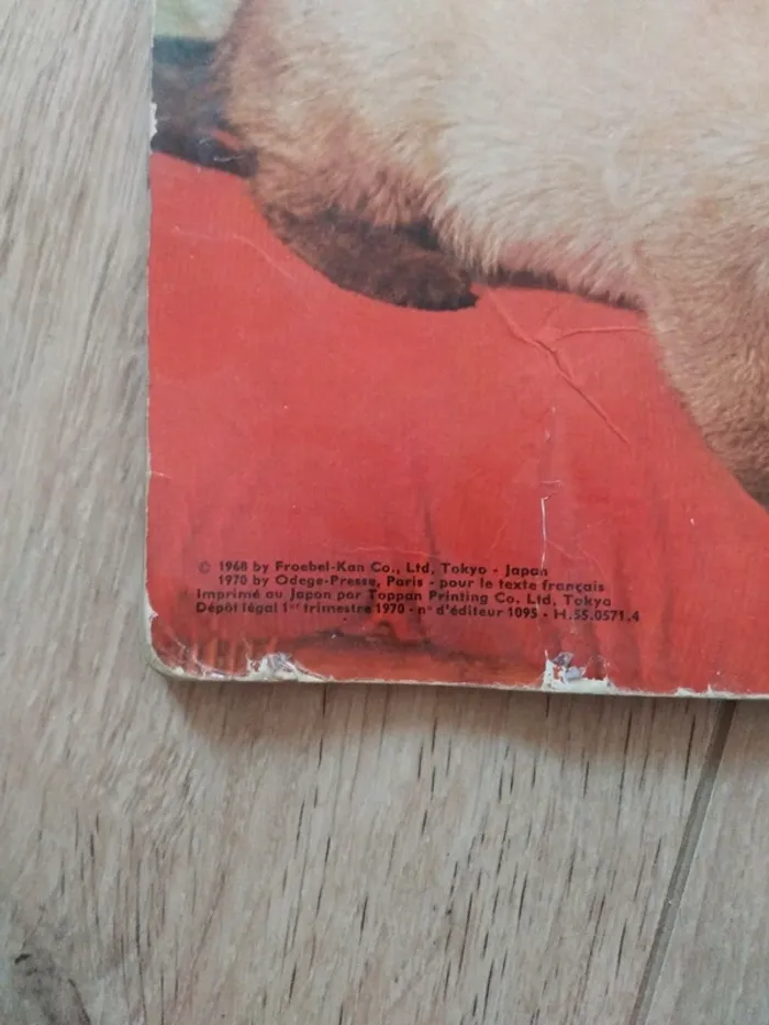 Livre vintage cartonné jeu de chiens et de chats - photo numéro 3
