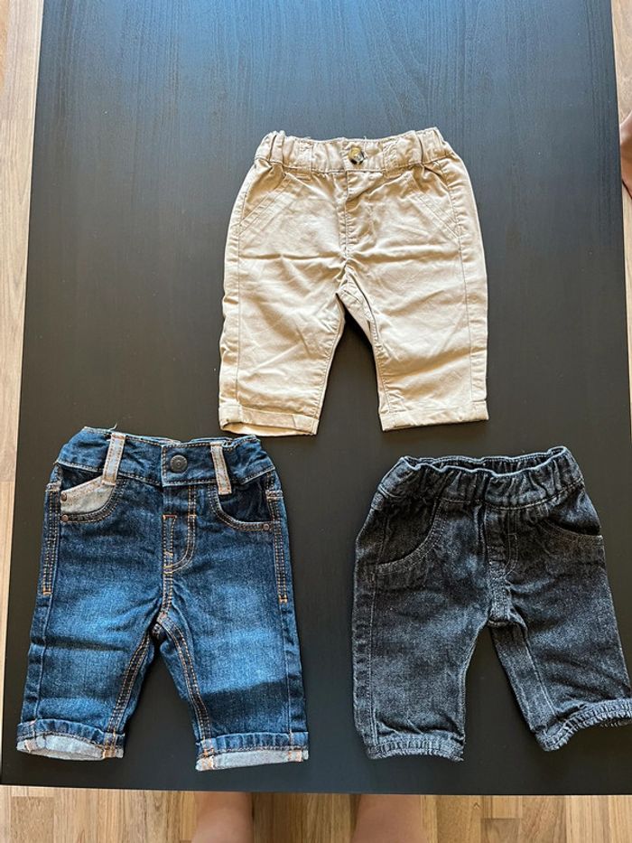 Pantalons garçons 1 mois