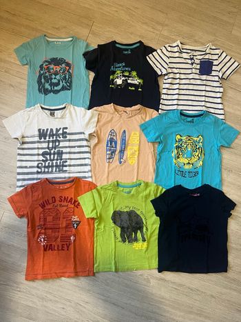 Lot de 9 tshirts MC