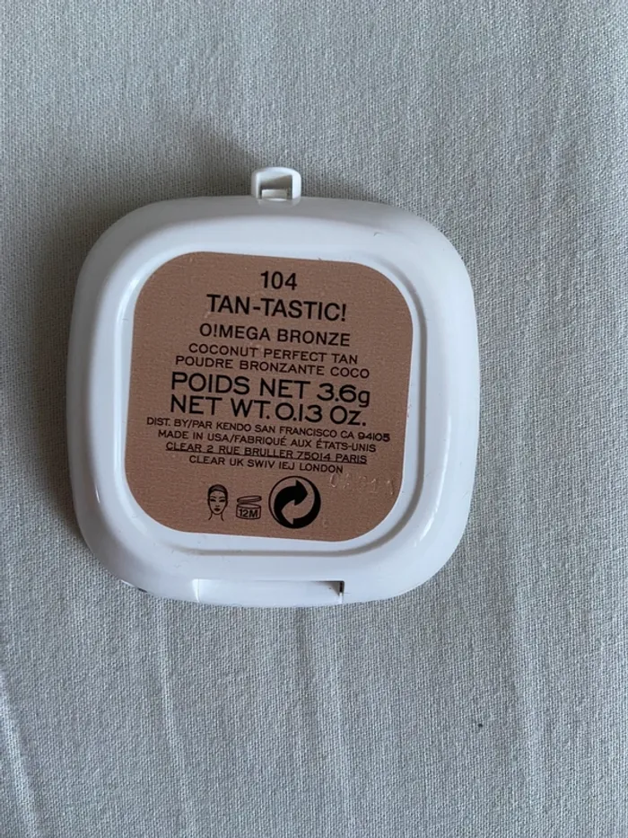 Poudre bronzante bronzer marc jacobs neuf - photo numéro 2