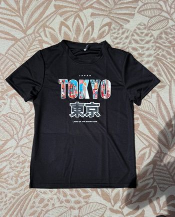 Tokyo vibes T-shirt noir streetwear