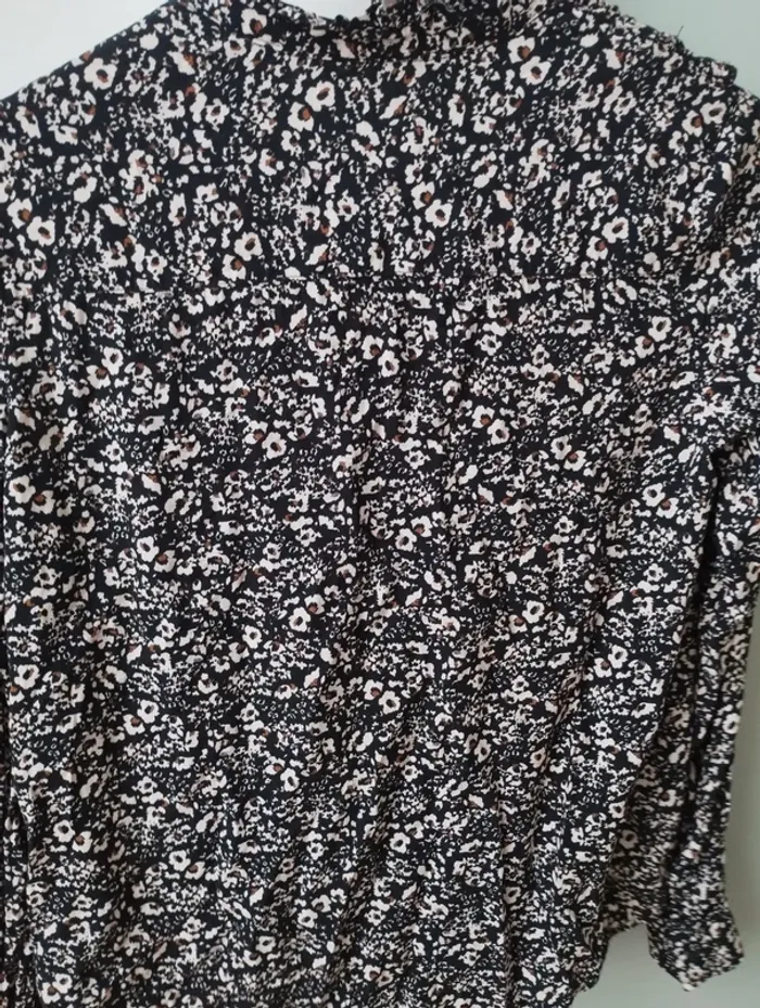 Chemise noire motifs léopard Promod 36 - photo numéro 2