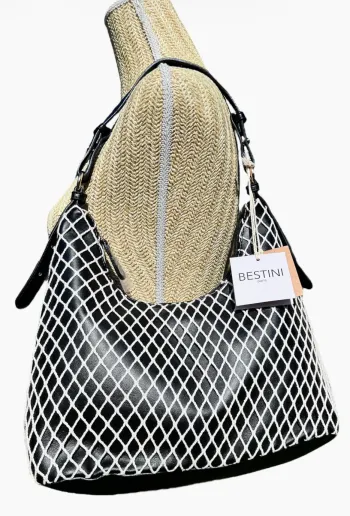 Sac à main Bestini Paris Noir Neuf 
