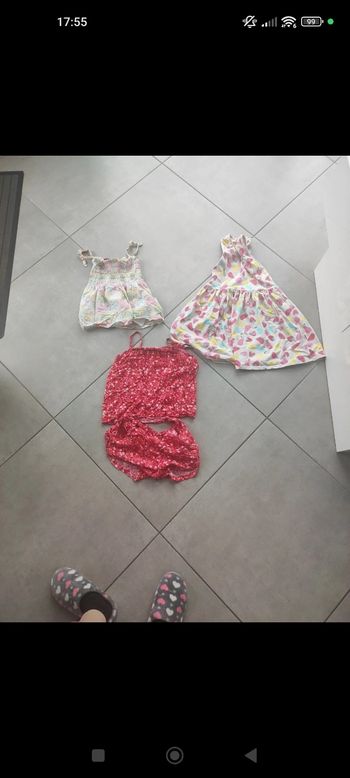 Lot vêtements fille été 9 10 ans