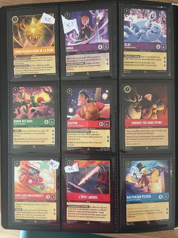 Cartes Lorcana Rares chapitre 5