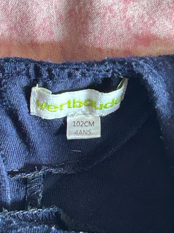 Jolie robe molletonnée à manches courtes petite fille - photo numéro 4