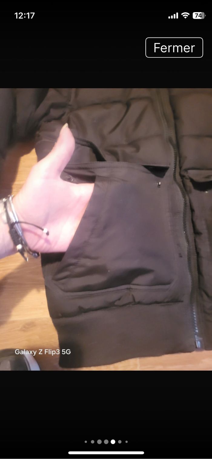 Doudoune col montant taille S garçon ou homme - photo numéro 7