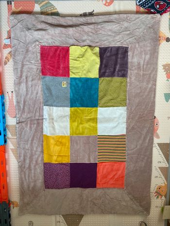 Édredon patchwork Moulin Roty les papoum