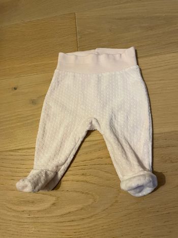 Pantalon velours doux rose pale - C&A - 0/1mois