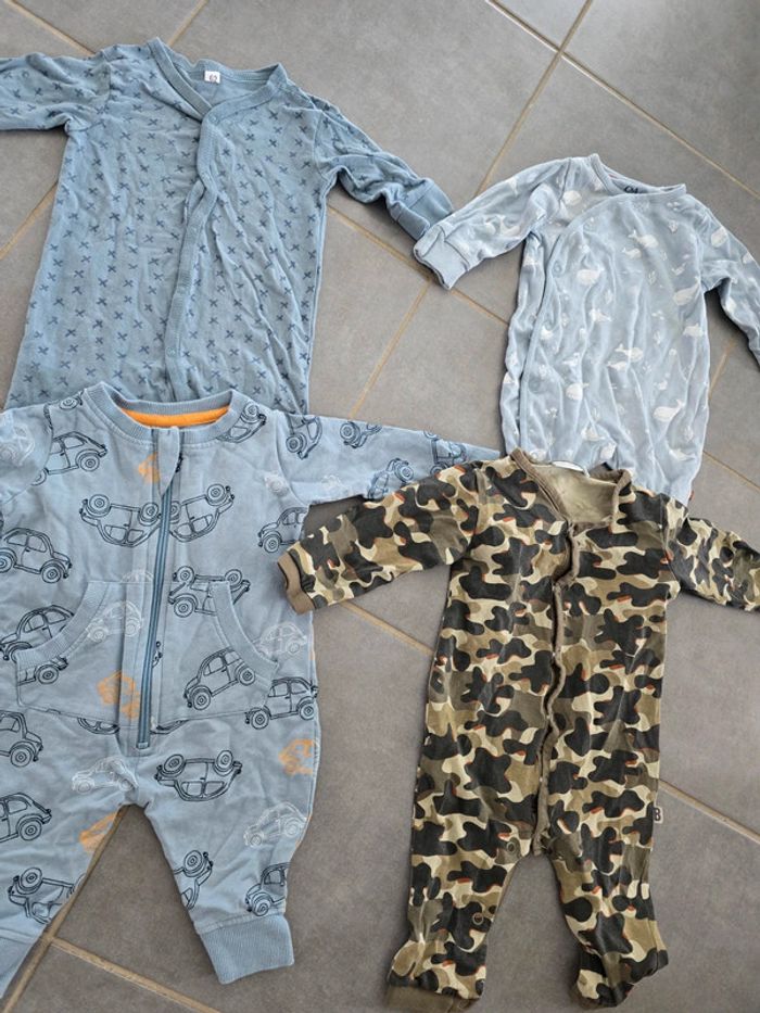 Lot de 4 pyjamas mi saison - photo numéro 2
