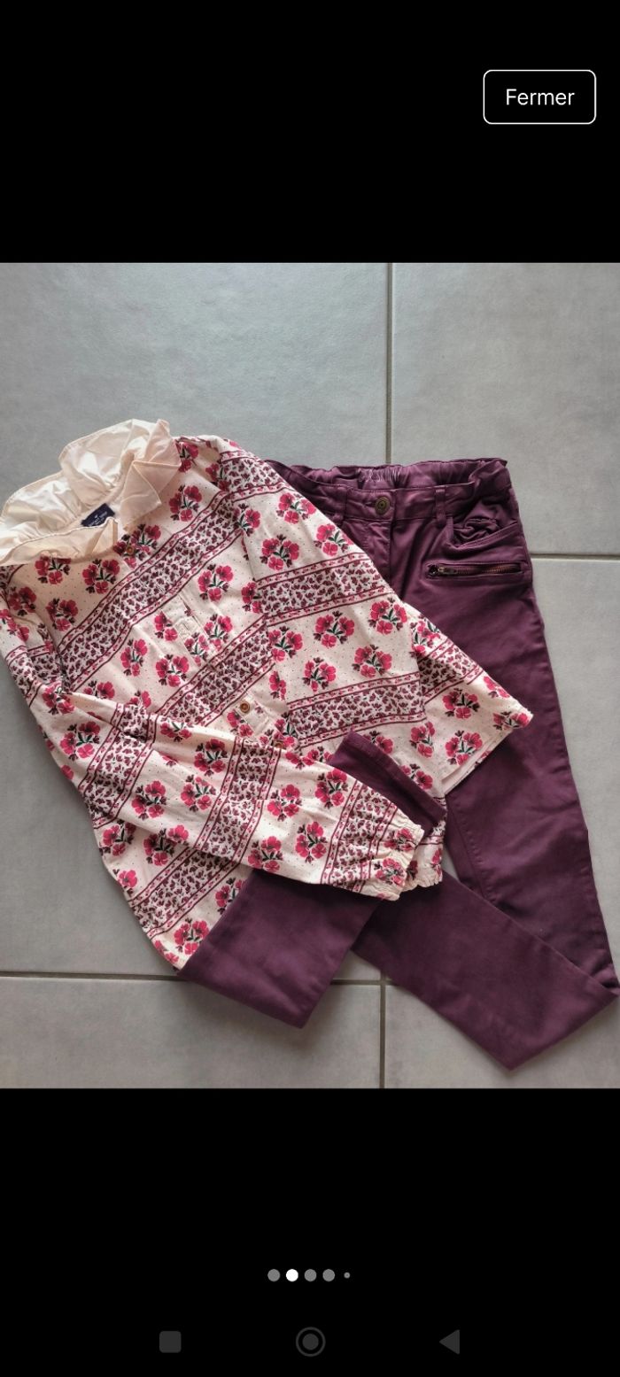 Ensemble fille 10 et 11 ans - photo numéro 2