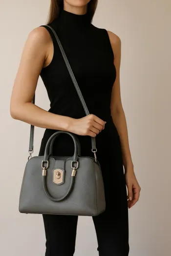 Sac à main Liu Jo gris irisé – Excellent état