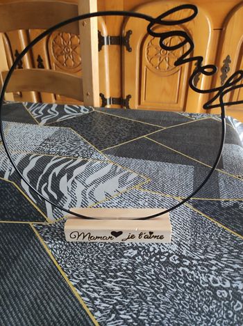 Décoration je t'aime maman