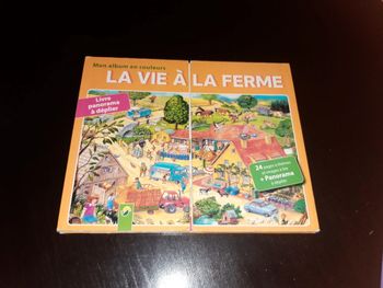 Livre la vie à la ferme mon album en couleurs