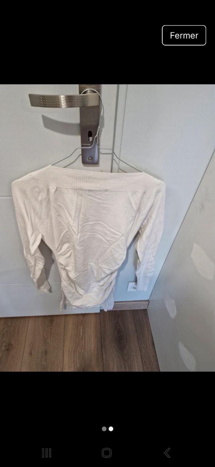 Robe pull blanche - photo numéro 2