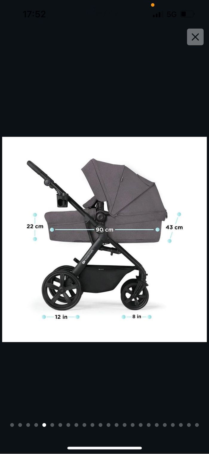 Poussette 3 en 1 kinderkraft - photo numéro 7