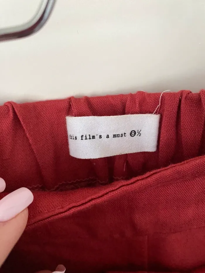 Pantalon fluide bordeaux - photo numéro 5
