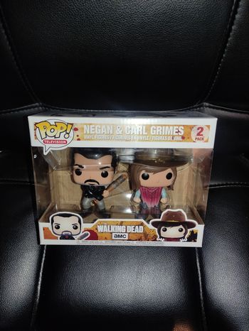 Pop funko 2 pack Carl & negan the walking dead